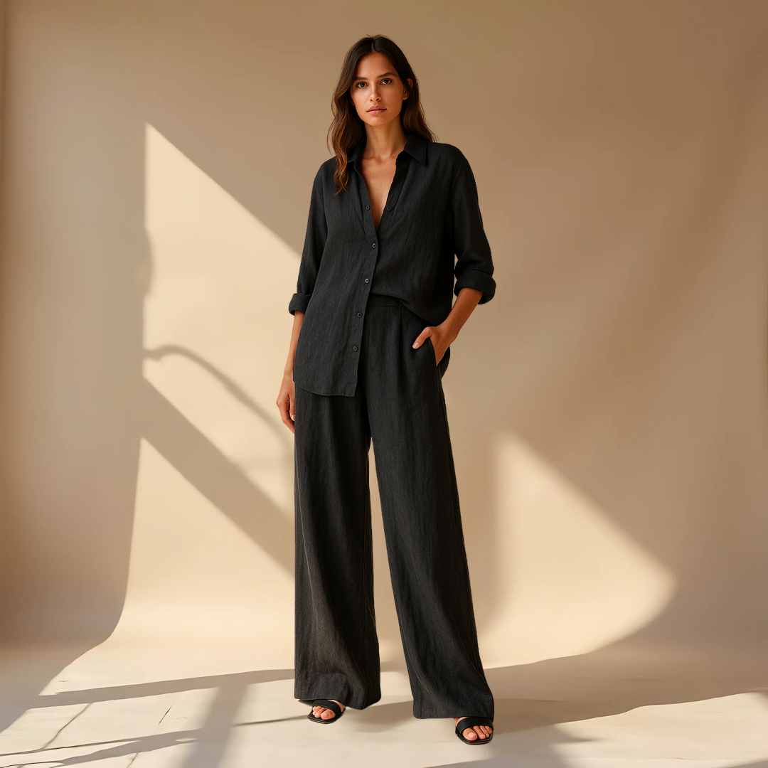 Ashley Shirt And Pants 2-Piece Set