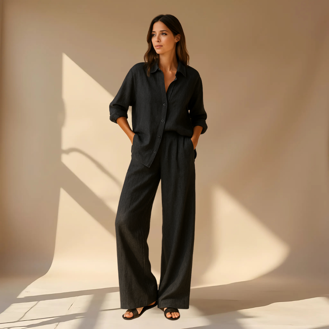 Ashley Shirt And Pants 2-Piece Set