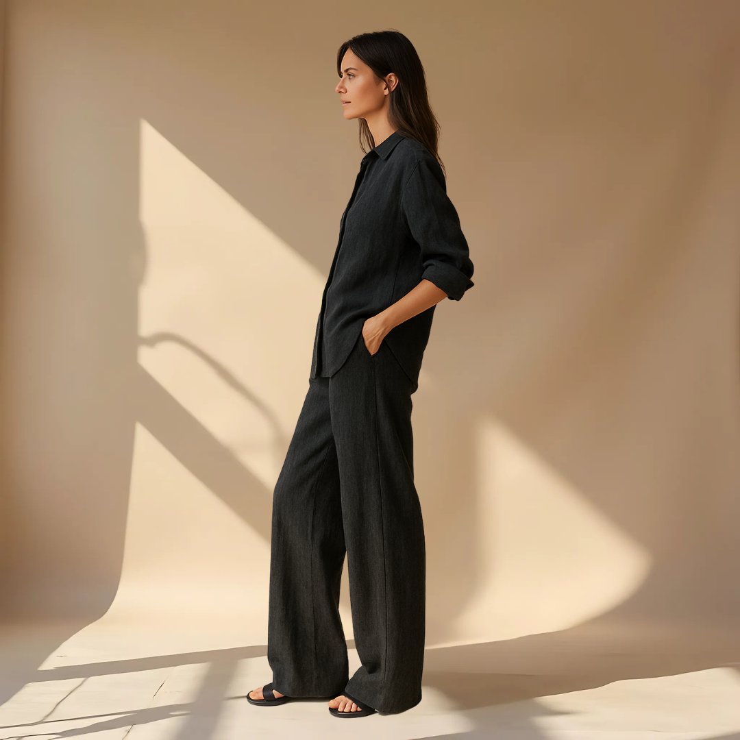 Ashley Shirt And Pants 2-Piece Set