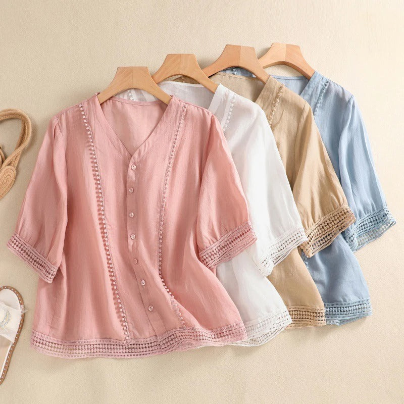 Ivy | Linen Blouse
