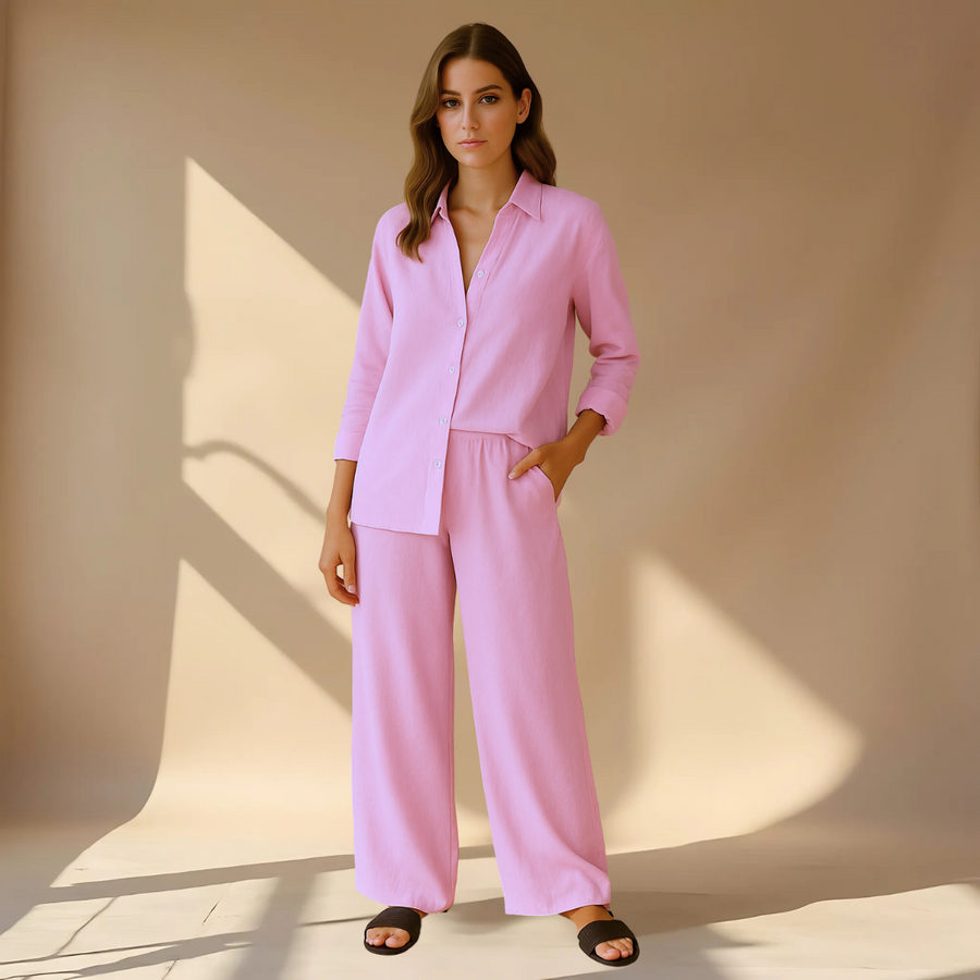 Ashley Shirt And Pants 2-Piece Set