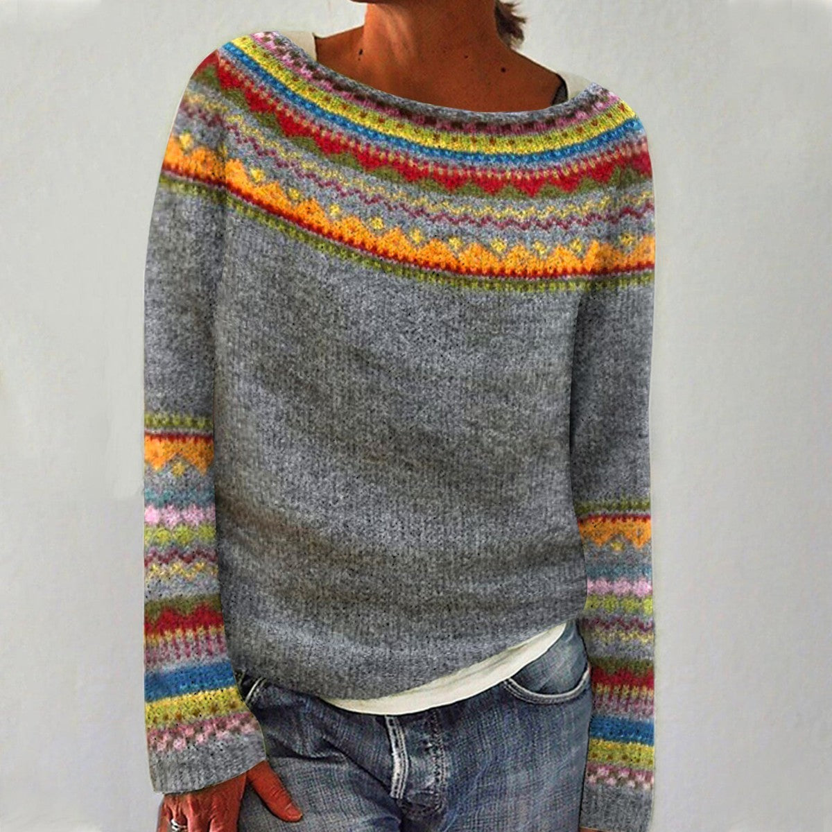 Olivia | Retro Autumn Sweater