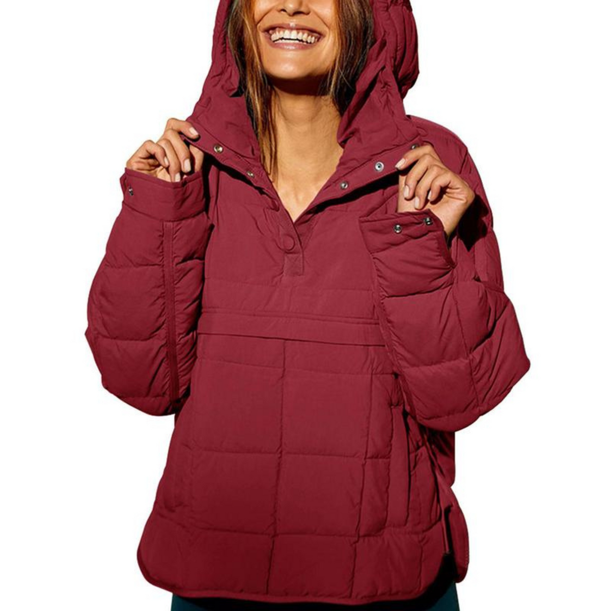 Elowen | Oversized Hooded Puffer Jacket