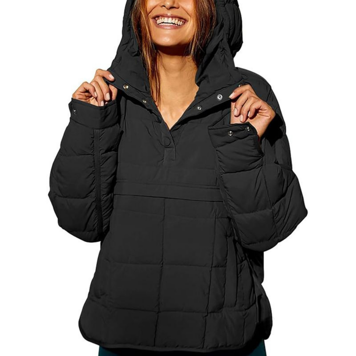Elowen | Oversized Hooded Puffer Jacket