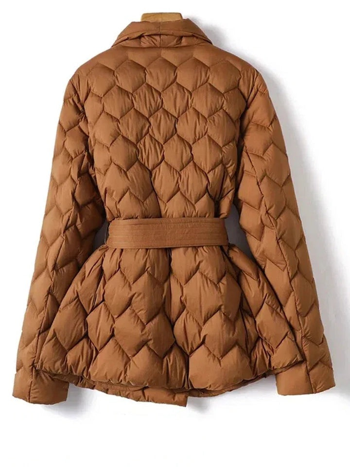 Zoe | Elegant Tie Belt Jacket