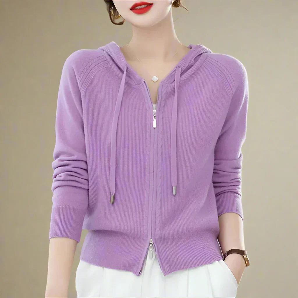 Vicki | Loft Knit Hoodie