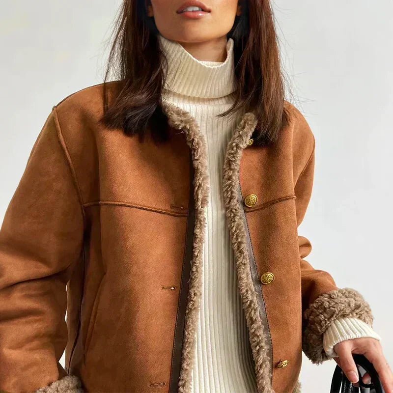 Aubrielle | Shearling-Lined Jacket