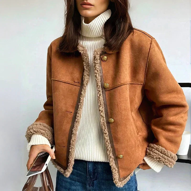 Aubrielle | Shearling-Lined Jacket