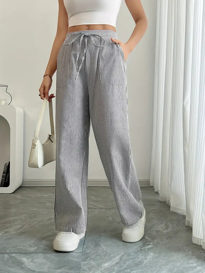 Alina | Elegant Striped Pant