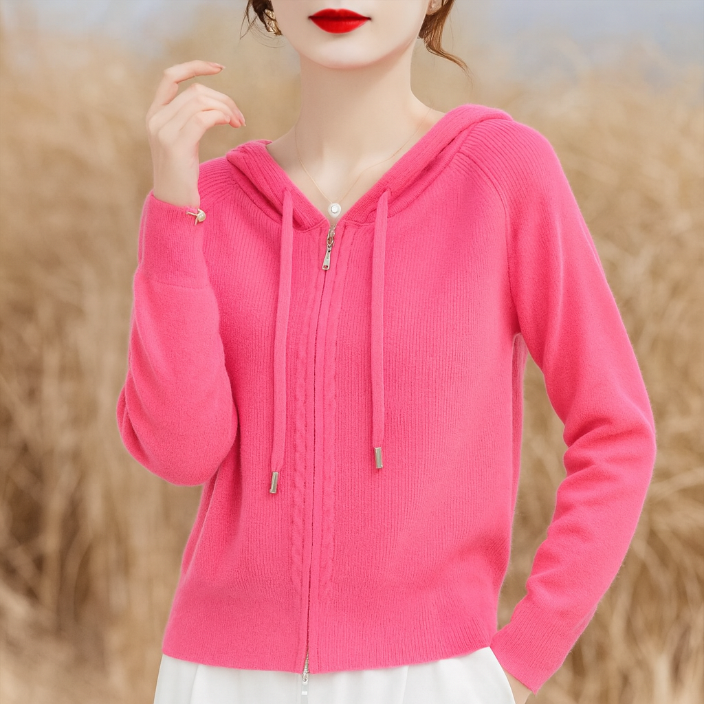 Vicki | Loft Knit Hoodie