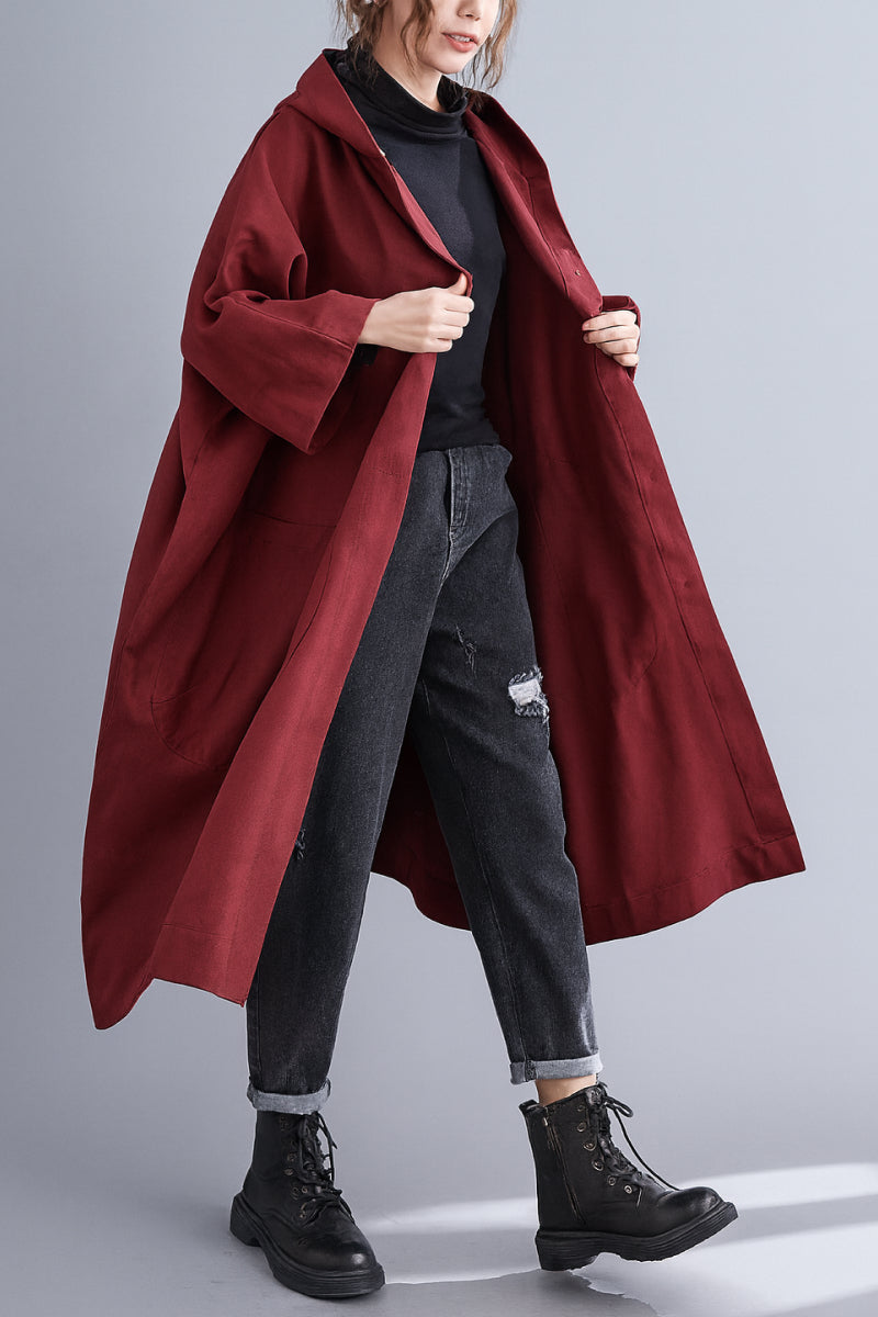Indigo | Oversized Windbreaker Jacket
