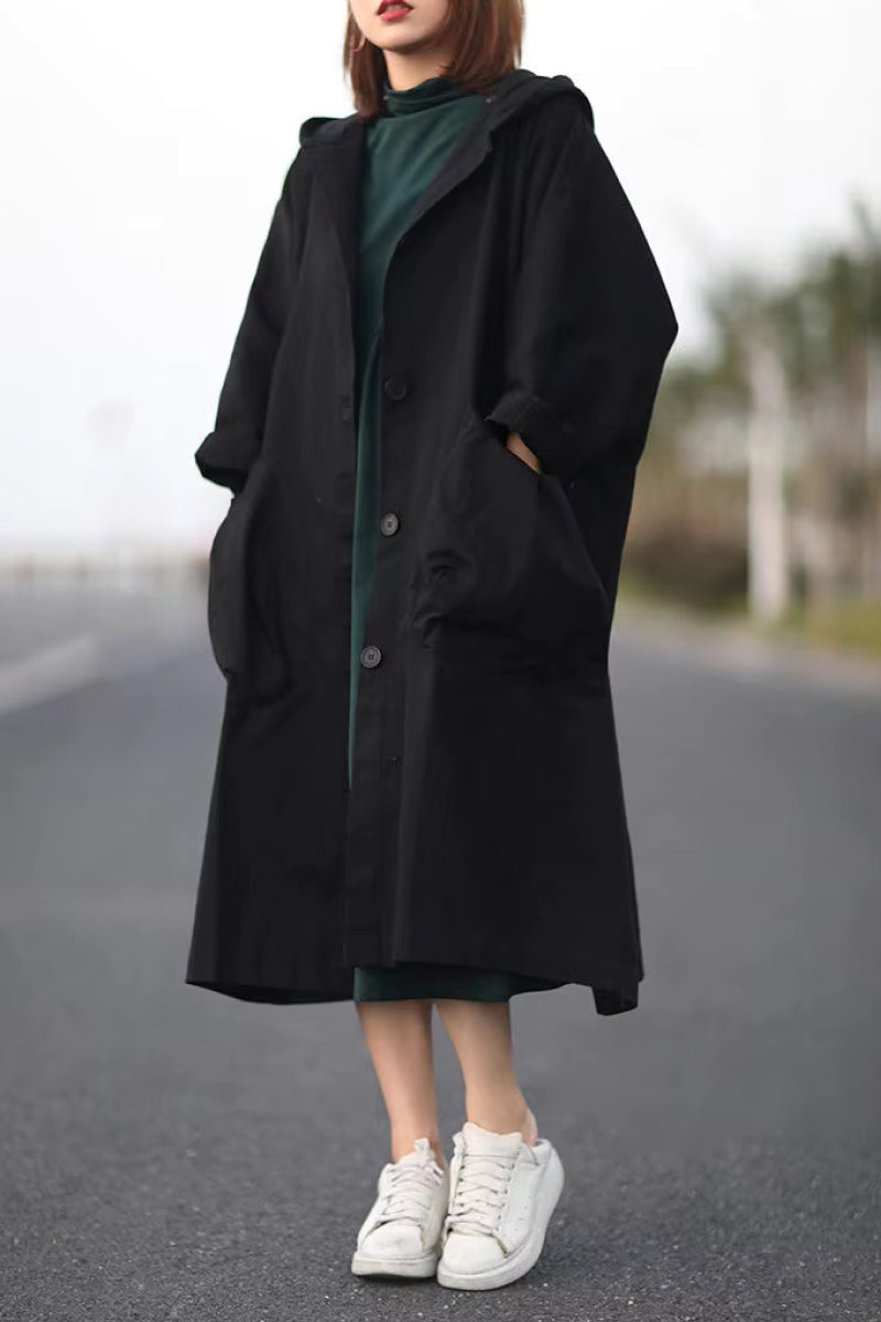 Indigo | Oversized Windbreaker Jacket
