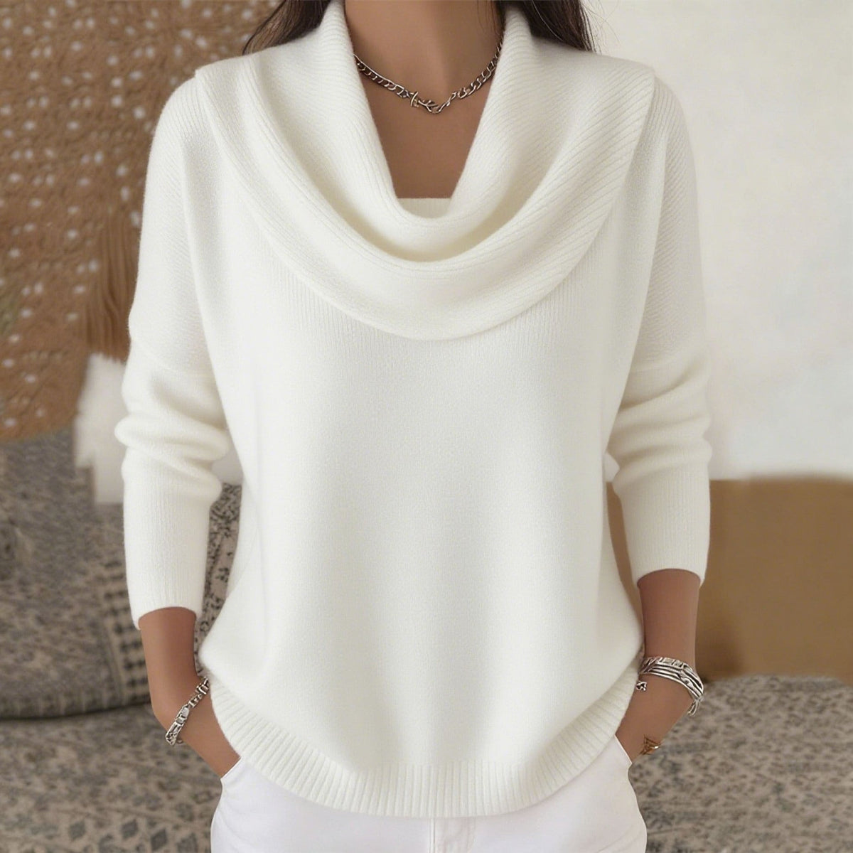 Madeline | Versatile collared sweater